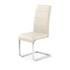 Scaun K85, spătar înalt și tapițerie elegantă, piele ecologică, 42x56x100 cm, crem picture - 2