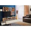 Living Duet, gri - bardolino, compact cu dulapuri si comodă TV, PAL Melaminat picture - 2