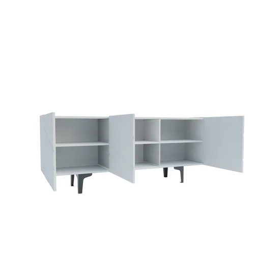 Living Fantasy, set modular living, dulapuri, vitrină și spații depozitare, structură PAL melaminat + MDF, 350x175x41.5 cm, personalizabil picture - 9
