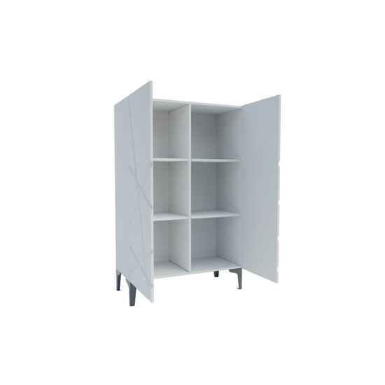 Living Fantasy, set modular living, dulapuri, vitrină și spații depozitare, structură PAL melaminat + MDF, 350x175x41.5 cm, personalizabil picture - 13