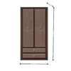 Living Koen, set complet cu vitrine, comode și etajere incluse, design modern și funcțional, PAL melaminat rezistent, finisaj stejar natural picture - 2