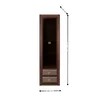 Living Koen, set complet cu vitrine, comode și etajere incluse, design modern și funcțional, PAL melaminat rezistent, finisaj stejar natural picture - 3