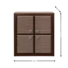 Living Koen, set complet cu vitrine, comode și etajere incluse, design modern și funcțional, PAL melaminat rezistent, finisaj stejar natural picture - 4