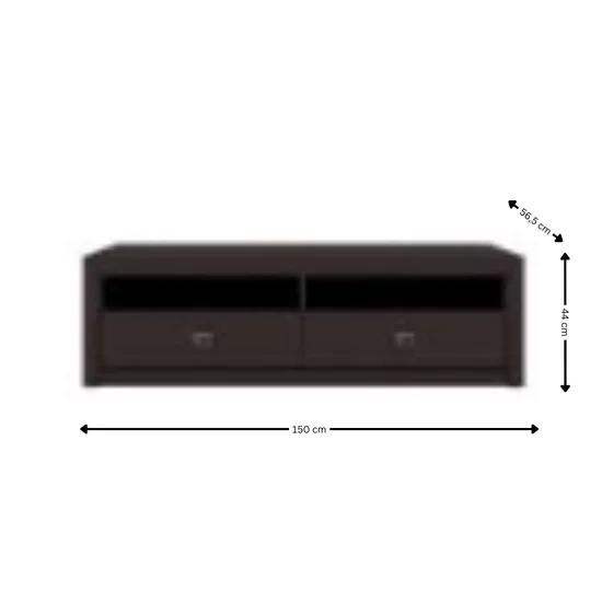 Living Koen, set complet cu vitrine, comode și etajere incluse, design modern și funcțional, PAL melaminat rezistent, finisaj stejar natural picture - 6