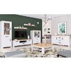 Living Lanzette, Set Mobilier Modern, PAL Melaminat, Alb cu Lemn Natur picture - 1