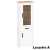 Living Lanzette, Set Mobilier Modern, PAL Melaminat, Alb cu Lemn Natur picture - 4