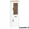 Living Lanzette, Set Mobilier Modern, PAL Melaminat, Alb cu Lemn Natur picture - 4