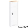 Living Lanzette, Set Mobilier Modern, PAL Melaminat, Alb cu Lemn Natur picture - 7