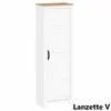 Living Lanzette, Set Mobilier Modern, PAL Melaminat, Alb cu Lemn Natur picture - 7