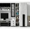 Set living Oscar modular cu 7 module, PAL melaminat și mânere MDF, alb samoa picture - 2