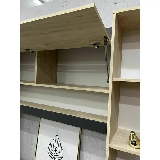 Living Royal, PAL melaminat, 310x50x200 cm, Sonoma/Grafit picture - 7