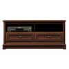 Living Sonata 2, Set Mobilier Elegant Cu Vitrină, Comodă, Polite Și Spații Depozitare, MDF/PAL, Castan picture - 6
