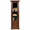 Living Sonata 2, Set Mobilier Elegant Cu Vitrină, Comodă, Polite Și Spații Depozitare, MDF/PAL, Castan picture - 4