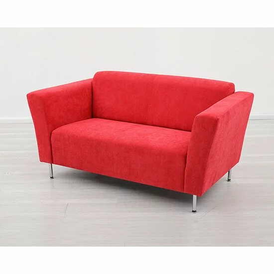 Canapea fixă 2 locuri Macon, lemn masiv fag + spumă poliuretanică, stofă premium, gri picture - 4