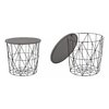 Masuta Cafea Mariffa 42x42x41 cm Gri-Negru picture - 1