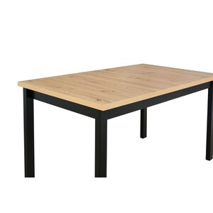 Masa Alba 2 M Fixa 140x80x78 cm Wotan/Negru