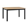 Masa Alba 2 M Fixa 140x80x78 cm Wotan/Negru picture - 2