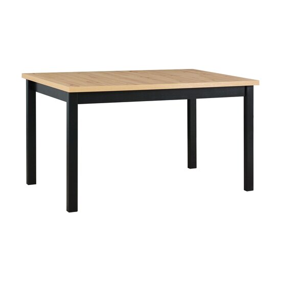 Masa Alba 2 M Fixa 140x80x78 cm Wotan/Negru picture - 2