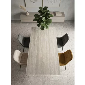 Masa extensibila New Grey Travertine 160/240x90x77H all crem