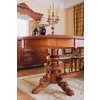 Masă extensibilă Principesa, blat MDF furniruit + picioare oțel, dimensiune 230-307x115x80 cm, nuc/negru picture - 4