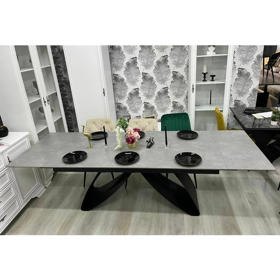 Masa extensibila Shakespeare 160/240x90x77H Light Grey picture - 6