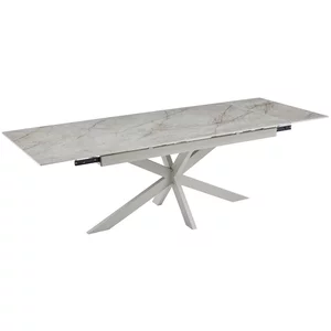Masa extensibila Shakespeare gri 160/240x90x77H all crem