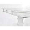 Masă extensibilă Joseph, design clasic, blat MDF lacuit, structură lemn masiv, 150-190x90x77 cm, alb picture - 7