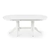 Masă extensibilă Joseph, design clasic, blat MDF lacuit, structură lemn masiv, 150-190x90x77 cm, alb picture - 4
