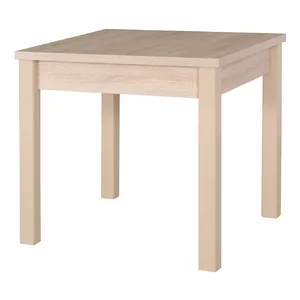 Masă Max 9, PAL melaminat + structură stabilă, 80x80x76 cm, Sonoma