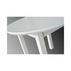 Masa Poli I Rotunda 100-130x100x76 cm Alba picture - 2