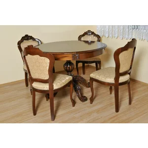 Masa Rotunda extensibila Sofia 120x160x80 culoare lemn personalizabila