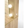 Masă toaletă Hollywood XL, structură PAL melaminat, sistem iluminat inclus, 120x55x140 cm, alb picture - 9