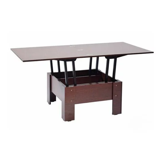 Masă Transformer, extensibilă cu sistem de înălțare, PAL melaminat, 80-160x80x45-75 cm, Catania picture - 4