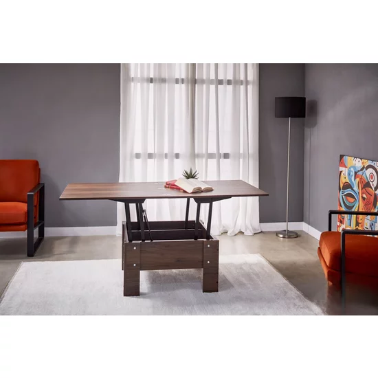 Masă Transformer, extensibilă cu sistem de înălțare, PAL melaminat, 80-160x80x45-75 cm, Catania picture - 2