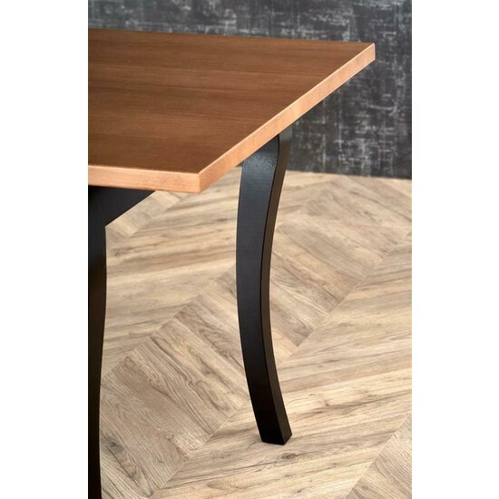 Masa Windsor 160-240x90x76 cm Stejar-Alb picture - 2