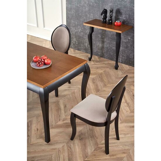 Masa Windsor 160-240x90x76 cm Stejar-Alb picture - 7