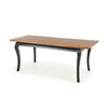 Masa Windsor 160-240x90x76 cm Stejar-Alb picture - 9