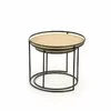 Set 2 măsuțe cafea Manado, design modern, MDF, 51x42 cm, natur picture - 4