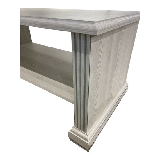 Masuta Cafea White 120x60x56 cm Frasin alb/ Pin Argintiu picture - 2