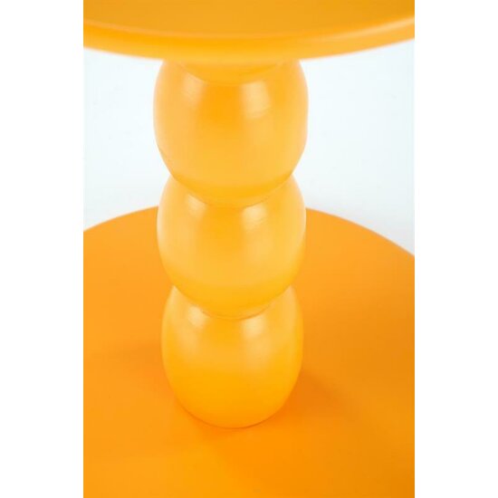 Măsuță de cafea Cirilla, blat MDF lăcuit + structură lemn masiv, design modern, 40x47 cm, alb picture - 10