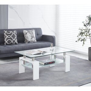 Masuta de Cafea Dalila  110x60x45 cm Alb
