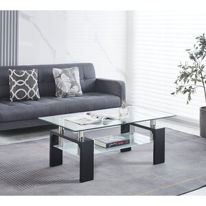 Masuta de Cafea Dalila 110x60x45 cm Negru