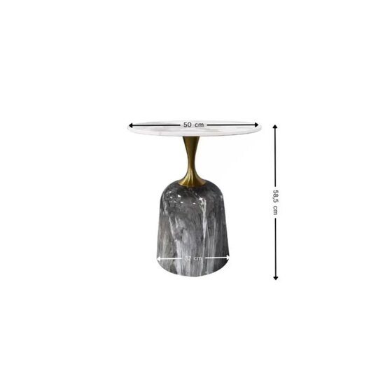 Masuta de Cafea Kojak 50x50x58.5 cm Gri picture - 4