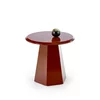 Măsuță de cafea Loca, design minimalist, blat rotund, structură din lemn, 50x47 cm, personalizabil picture - 1