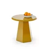 Măsuță de cafea Loca, design minimalist, blat rotund, structură din lemn, 50x47 cm, personalizabil picture - 3