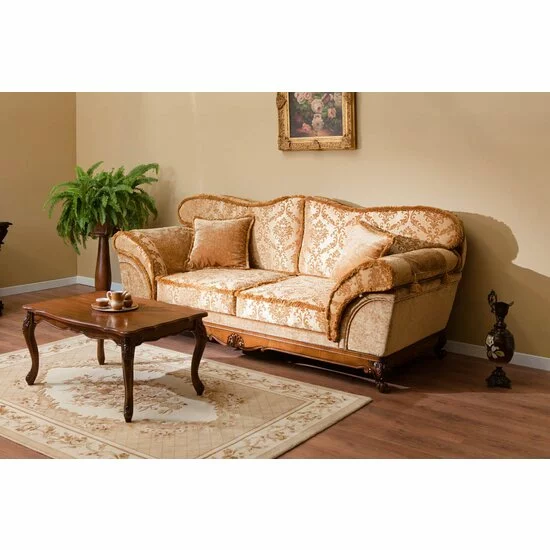 Măsuță cafea Rapsodi, dreptunghiulară, lemn masiv, 94x61x55 cm, maro picture - 3