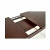 Masă Maurycy extensibilă, design elegant, PAL laminat, 158x75x76 cm, nuc închis picture - 5