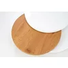 Măsuță cafea Michelle, rotundă, MDF lucios, 80x27 cm, alb picture - 5