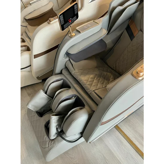 Fotoliu masaj gravitație zero, funcție încălzire, funcție bluetooth, role picioare, airbag complet, Controler tactil LED picture - 8