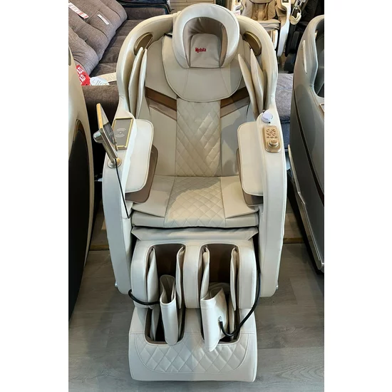 Fotoliu masaj gravitație zero, funcție încălzire, funcție bluetooth, role picioare, airbag complet, Controler tactil LED picture - 9